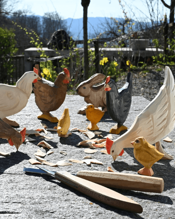 LAL– Kurse – Schnitzen für Ostern 2 Schnitzen für Ostern