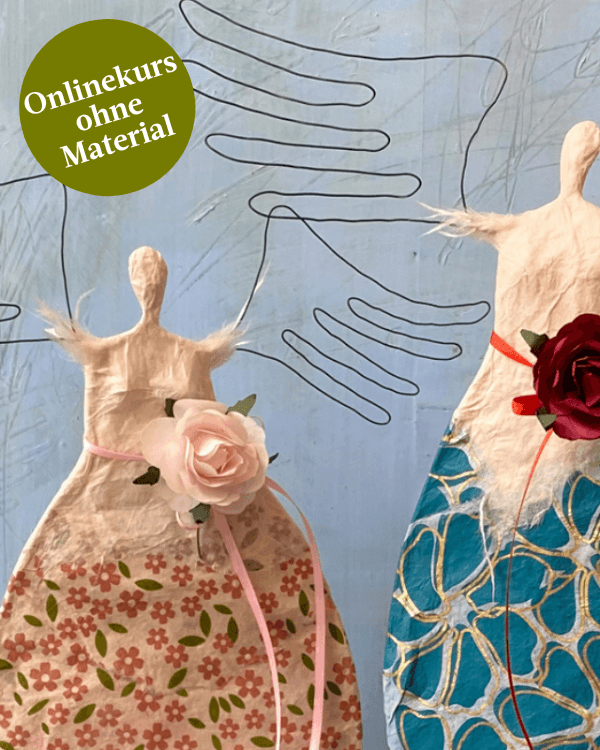 LaL – Kurse – Onlinekurse on demand – Drahtengel solo Drahtengel aus Papier – solo