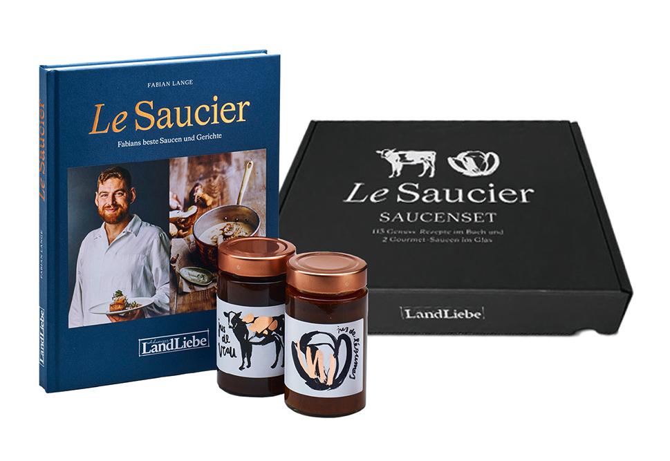 Geschenk-Set: «Le Saucier» und 2 Gourmet-Saucen